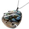 Image 2 : Sterling Silver Abalone Overlay Pendant