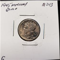 1945 Mercury Dime