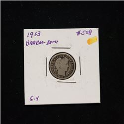 1913 Barber Dime