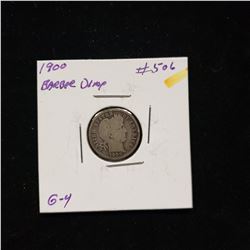1900 Barber Dime