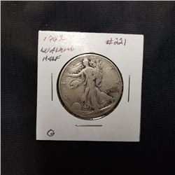 1942 Wlking Liberty Head Half