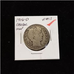 1906-D Barber Half Dollar