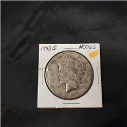 1923-S Peace  Dollar