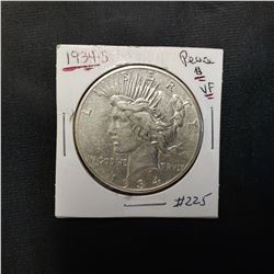 1934 S Peace  Dollar