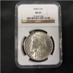 1898 O Morgan Dollar
