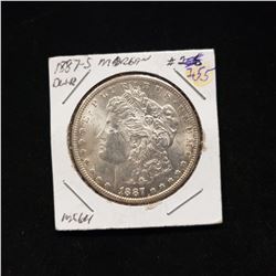 1887 S Morgan Dollar