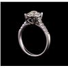 Image 4 : 0.85 ctw Diamond Ring - 14KT White Gold