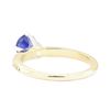 Image 3 : 1.52 ctw Sapphire and Diamond Ring - 14KT Yellow Gold