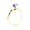 Image 4 : 1.52 ctw Sapphire and Diamond Ring - 14KT Yellow Gold