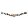 Image 3 : 0.50 ctw Diamond and Tahitian Pearl Necklace - 14KT Yellow Gold