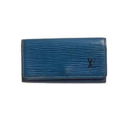 Louis Vuitton Blue Epi Leather 4 Key Holder