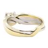 Image 3 : 1.00 ctw Diamond Two-Tone Wedding Set - 14KT Yellow and White Gold
