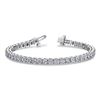14K White Gold 25.67CTW Diamond Bracelet, (SI2-SI3/G-H)