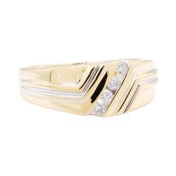 0.40 ctw Diamond Ring - 14KT Yellow Gold