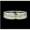 Image 2 : 1.34 ctw Diamond Ring - 18KT White Gold