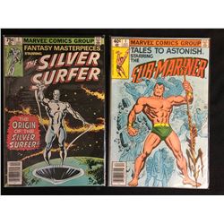 COMIC BOOK LOT (SILVER SURFER #1/ TALES TO ASTONISH #1)