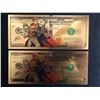 Image 1 : Stan Lee Colorful Gold Foil One Million Banknotes Paper Money Souvenir