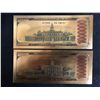 Image 2 : Stan Lee Colorful Gold Foil One Million Banknotes Paper Money Souvenir