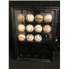 Image 1 : BASEBALL DISPLAY CASE W/ VARIOUS BASEBALLS (SOME AUTO)