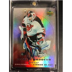 MARTIN BRODEUR SIGNED UPPER DECK HOCKEY CARD