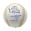 Image 1 : Roberto Alomar Signed Gold Glove Award Baseball Inscribed "10x G.G." (JSA COA)
