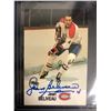 Image 1 : JEAN BELIVEAU SIGNED HOCKEY CARD