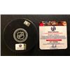 Image 2 : WAYNE GRETZKY & MARK MESSIER SIGNED OILERS LOGO HOCKEY PUCK (GLOBAL AUTHENTICS COA)