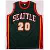 Image 2 : Gary Payton Signed Jersey (Beckett COA)