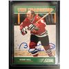 Image 1 : BOBBY HULL SIGNED 2012-13 SCORE THE FRANCHISE HOCKEY CARD