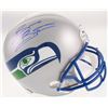 Image 1 : Brian Bosworth Signed Seattle Seahawks Throwback Full-Size Helmet (Beckett COA)