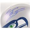 Image 2 : Brian Bosworth Signed Seattle Seahawks Throwback Full-Size Helmet (Beckett COA)
