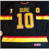 Image 1 : PAVEL BURE SIGNED CANUCKS JERSEY (CANADIAN HOCKEY SWEATERS COA)