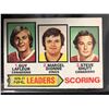 Image 1 : 1977-78 O-PEE-CHEE 1976-77 Card #3 NHL SCORING LEADERS Lafleur/ Dionne/ Shutt