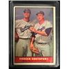 Image 1 : 1961 TOPPS #207 DODGER SOUTHPAWS SANDY KOUFAX/ J.PODRES