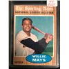 Image 1 : 1962 Topps #395 Willie Mays ALL-STAR