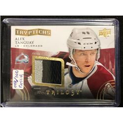 2014-15 UPPER DECK TRILOGY TRYPTICHS PATCH T-AVS3 ALEX TANGUAY 048/100