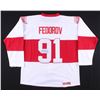 Image 1 : SERGEI FEDEROV SIGNED RED WINGS JERSEY (JSA COA)