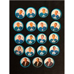 1960-61 SHIRRIFF PLASTIC COIN LOT (MAPLE LEAFS)