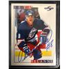 Image 1 : TEEMU SELANNE SIGNED 1995-96 SCORE HOCKEY CARD