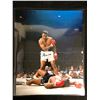 Image 1 : MUHAMMAD ALI SIGNED 16 X 20 BOXING PHOTO (MOUNTED COA)