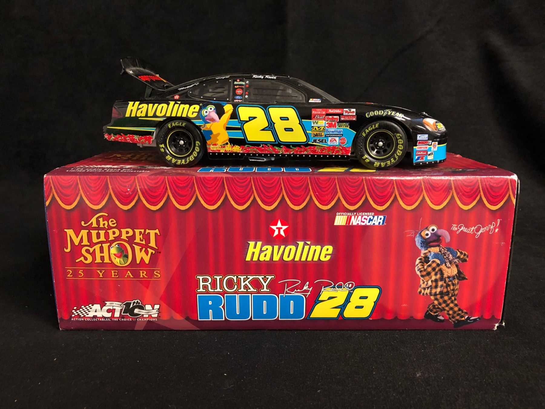Ricky Rudd Muppets THE MUPPET SHOW RICKY RUDD #24 HAVOLINE 1:24 SCALE CAR