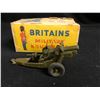 Image 1 : Vintage Britains Lead Soldier Artillery Howitzer 4.5'' Military Model #1725