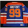 Image 1 : WAYNE GRETZKY SIGNED OILERS CAPTAIN JERSEY (PSA COA)