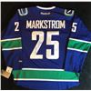 Image 1 : JACOB MARKSTROM SIGNED CANUCKS JERSEY (JSA COA)
