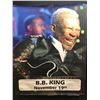 Image 1 : B.B KING SIGNED CASINO SHOW POSTER