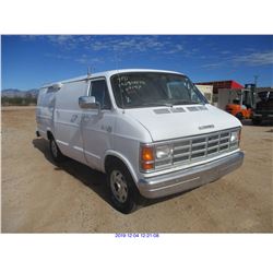 1990 - DODGE RAM VAN