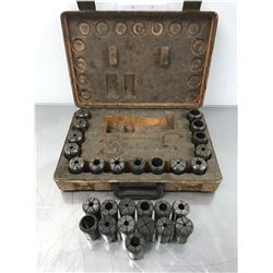 LOT OF ER 40 COLLET W/ CASE