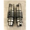 Image 2 : LOT OF KENNAMETAL / ERICKSON HSK63AWN32110M TOOL HOLDER W/ MISC. INDEXABLE ENDMILL