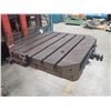 Image 2 : 31.5" x 31.5" Steel Weld T-Slotted Table Cast Iron Layout Plate Jig 5 SLOT