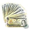 Image 1 : Group Lot of 42x 1973 $1 Bills all in various Circulated condition some with some minor problems.